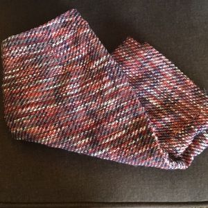 Pink and blue tweed pencil skirt size 10